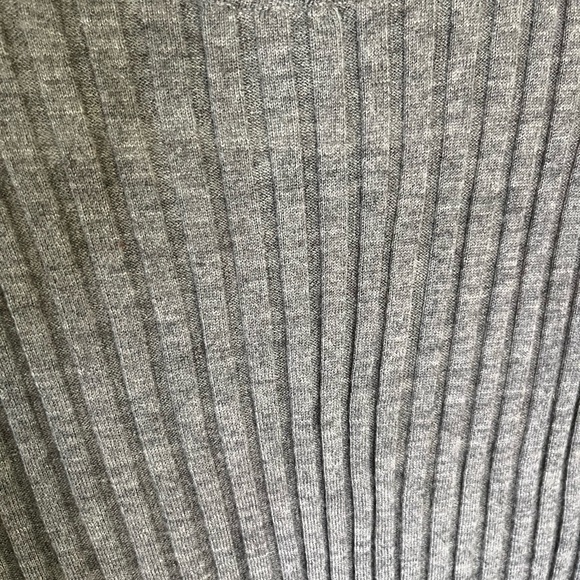 C BY BLOOMINGDALES Cashmere Mock Neck Gray XS Premium - Picture 4 of 4